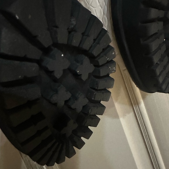 Vince camuto combat boot white leather 8.5 - Picture 5 of 5